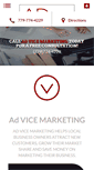 Mobile Screenshot of ad-vicemarketing.com